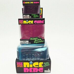 NeeDoh Sensory Cube Set – Iceberg, Nice Cube & Nice Cube Baby 🧊✨